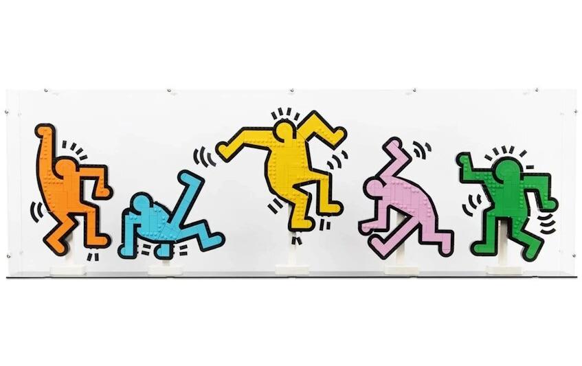 iDisplayit Acryl-Display für Keith Haring Tanzende Figuren 31216