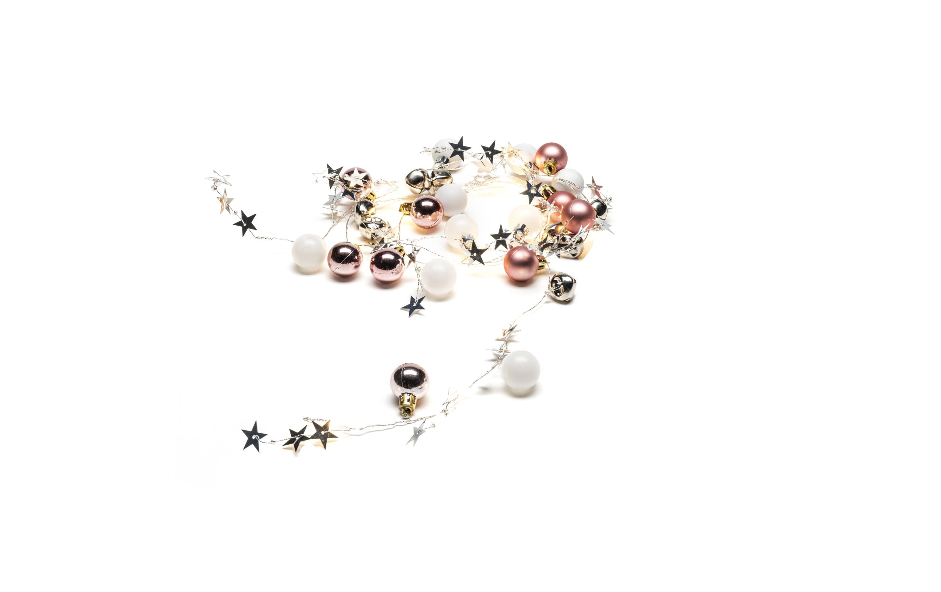 Konstsmide LED-Lichterkette Perlen, 20 LED, 1.9 m, Indoor