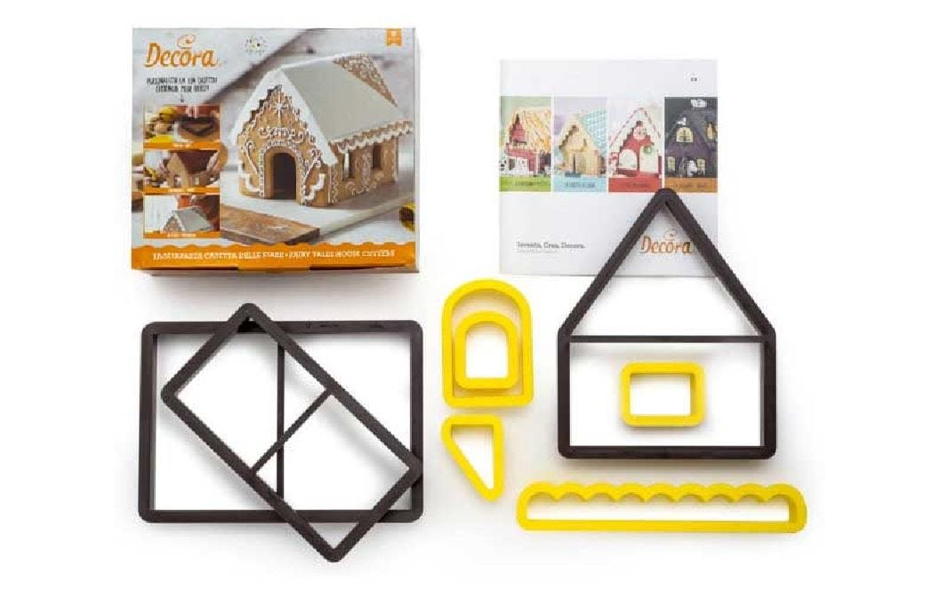 Decora Guetzli-Ausstecher Lebkuchenhaus 8-teilig