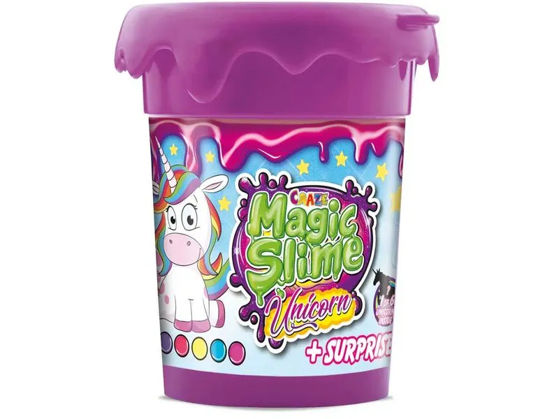 Craze Magic Slime mit Unicorn Sammelfigur assortiert