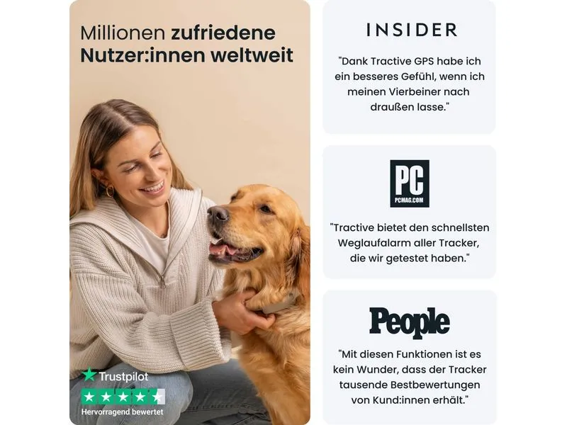 tractive Tractive DOG 6 XL – brown braun, für grosse Hunde ab 20 kg tractive Tractive DOG 6 XL – brown braun, für grosse Hunde ab 20 kg