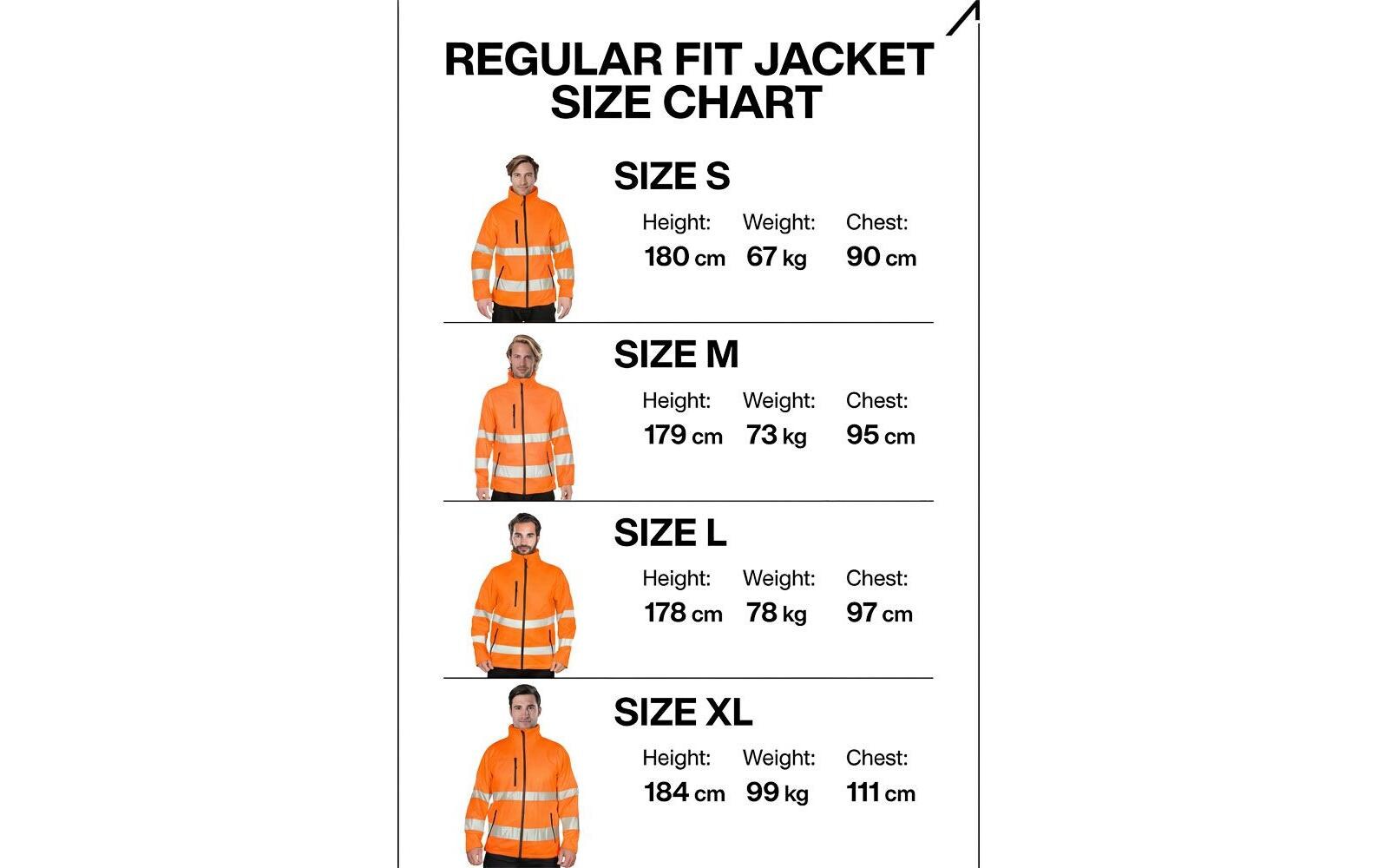 ACE ACE Neon Lite Softshell Warnjacke S
