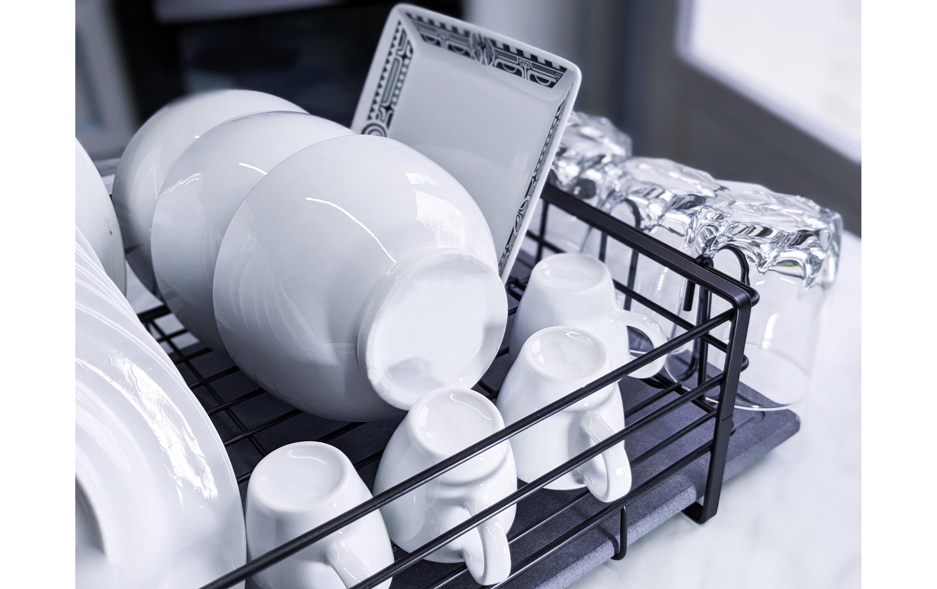 Moonstone Abtropfgestell Framma Dunkelgrau/Schwarz