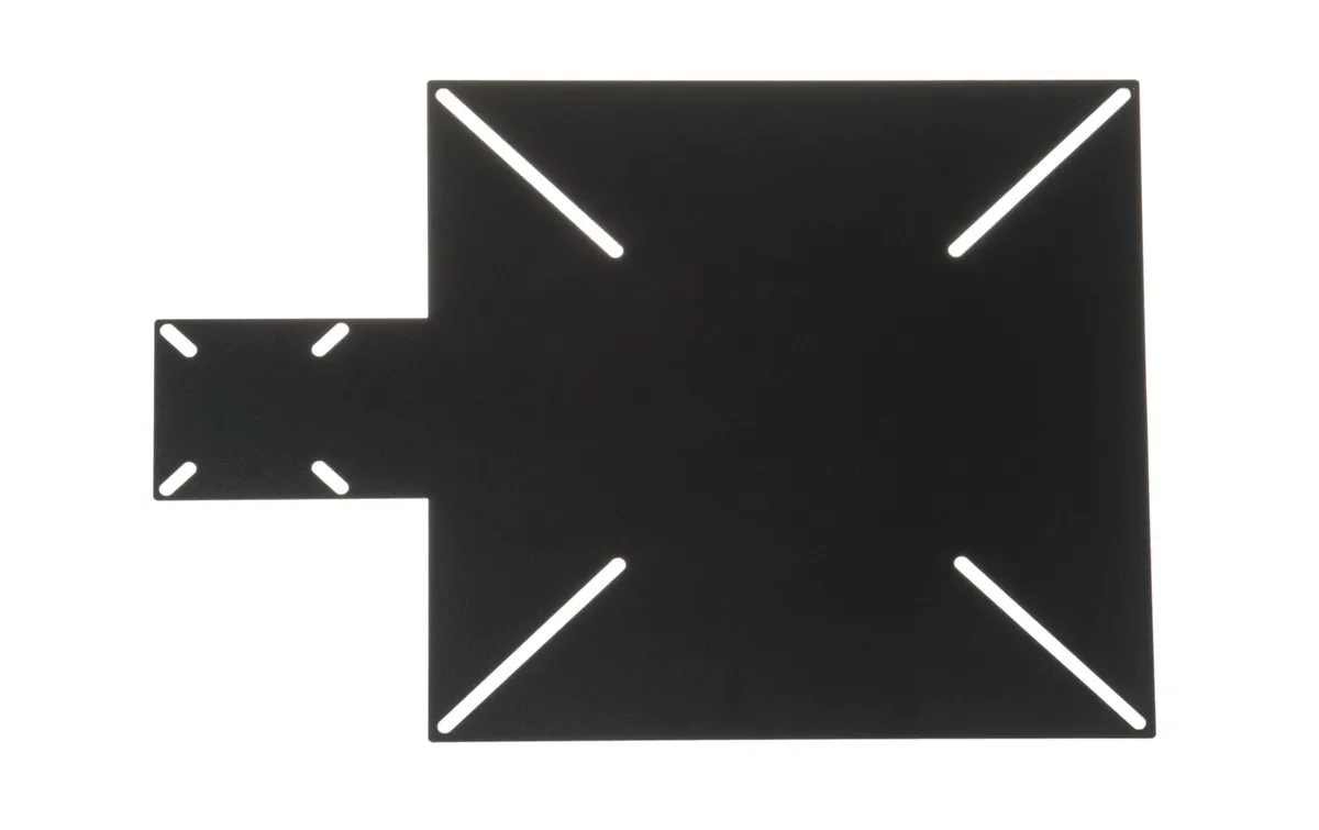 Audioraq VESA Adapter Platte, Metall, schwarz Audioraq VESA Adapter Platte, Metall, schwarz