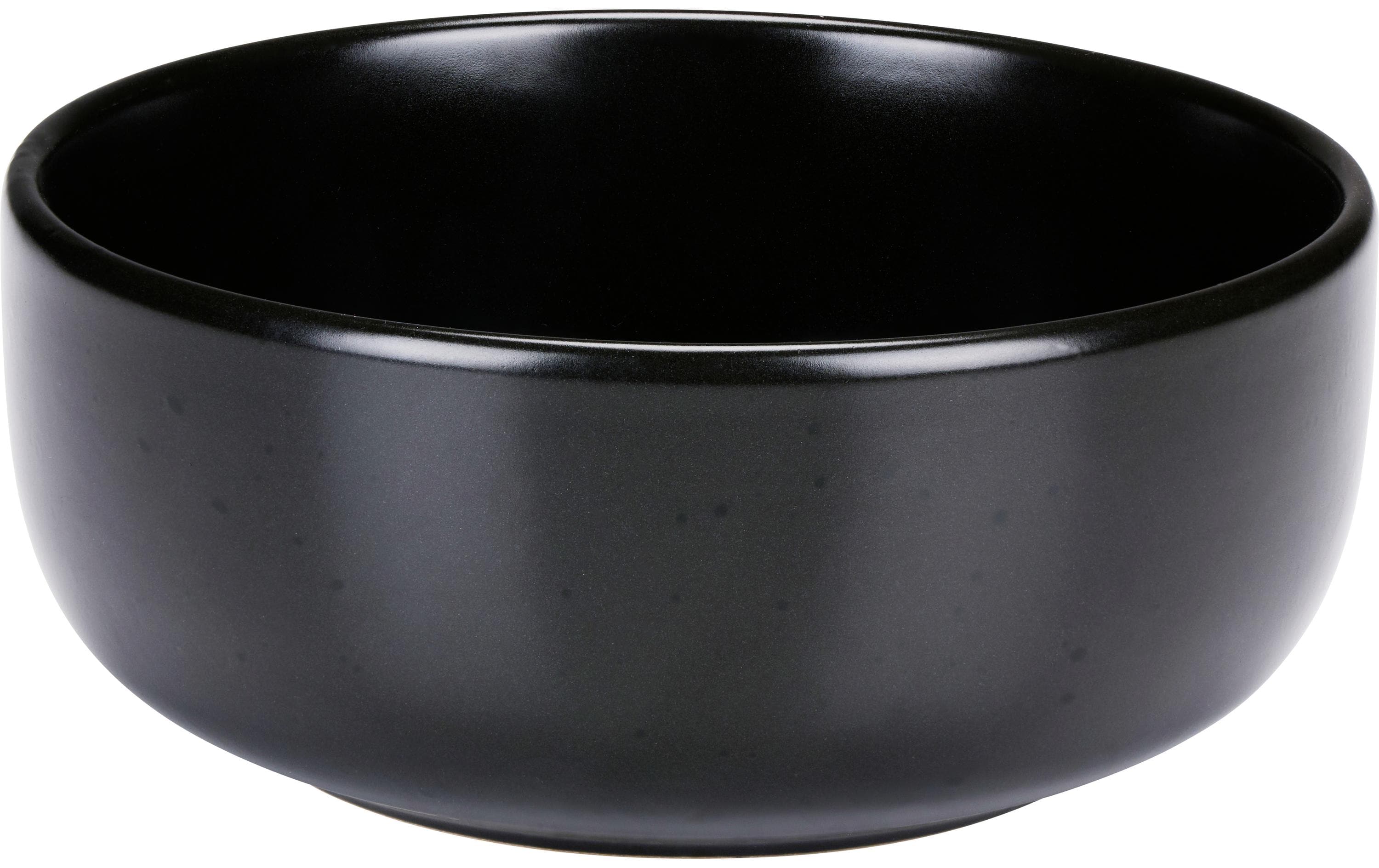 alpina Geschirrset Schwarz, 16-teilig