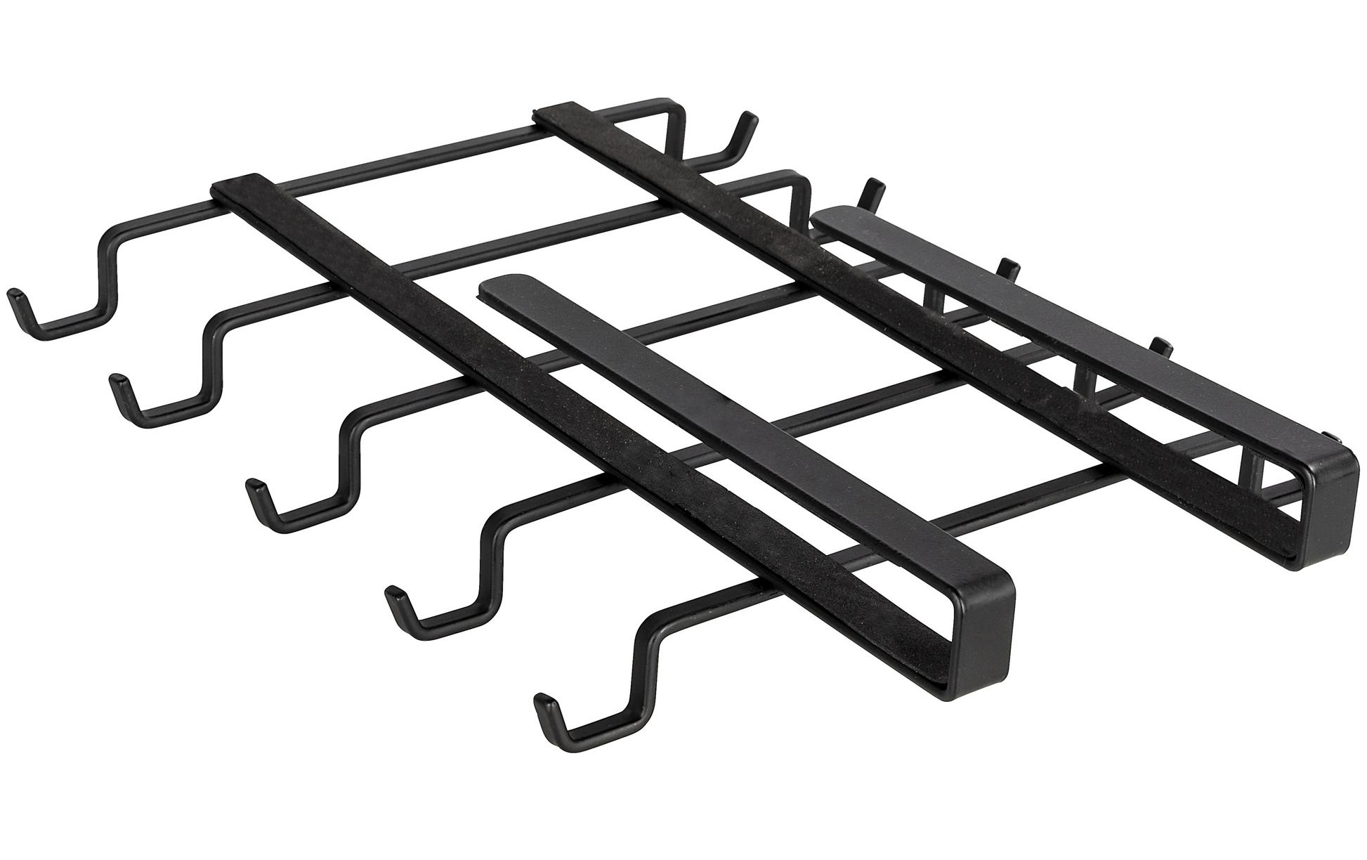 Wenko Schrankeinbau Tassenhalter Schwarz