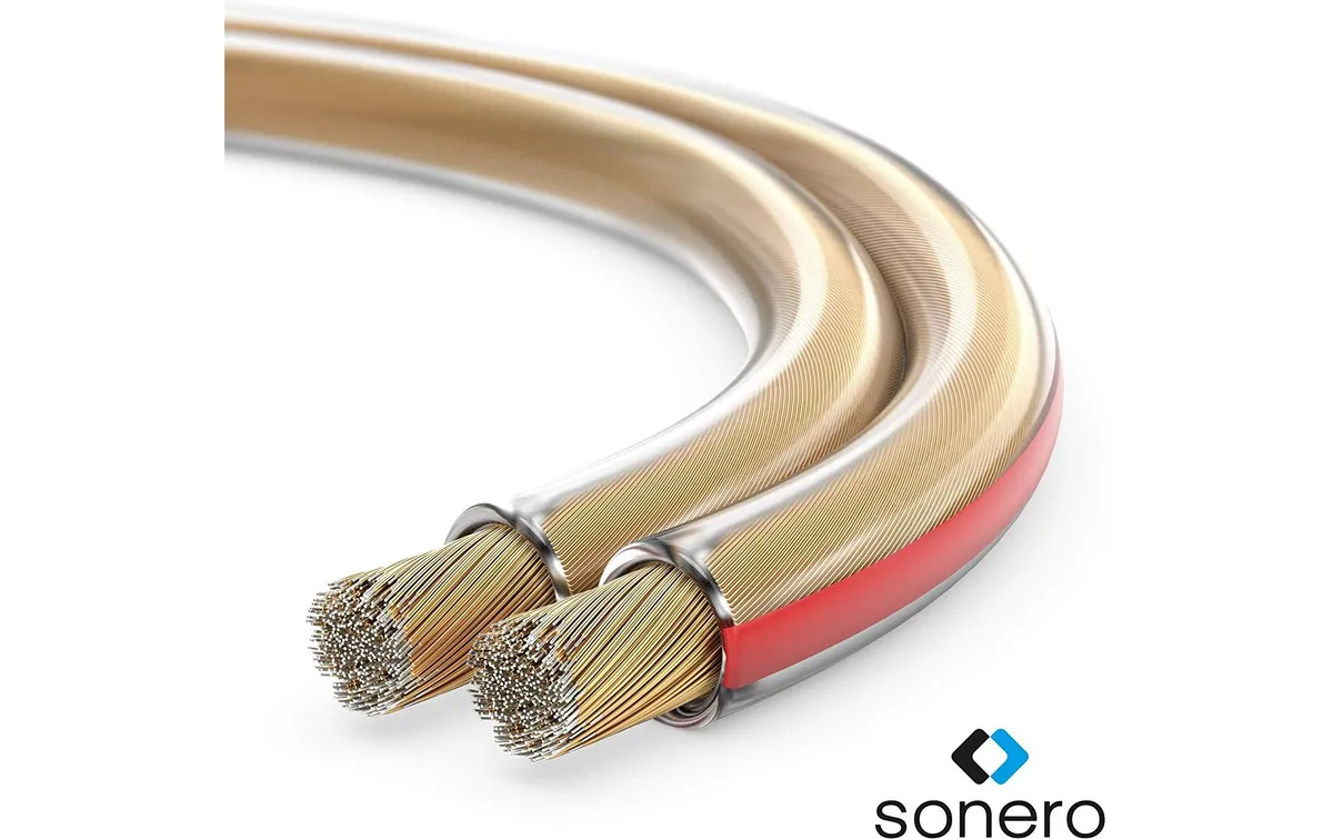 sonero Lautsprecherkabel 0.75 mm² CCA 10 m sonero Lautsprecherkabel 0.75 mm² CCA 10 m