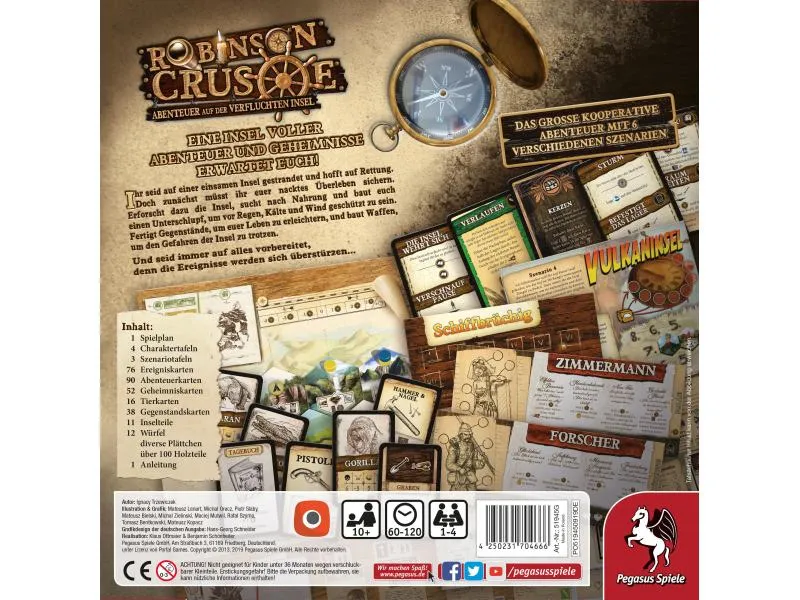 Pegasus Spiele Expertenspiel Robinson Crusoe Pegasus Spiele Expertenspiel Robinson Crusoe