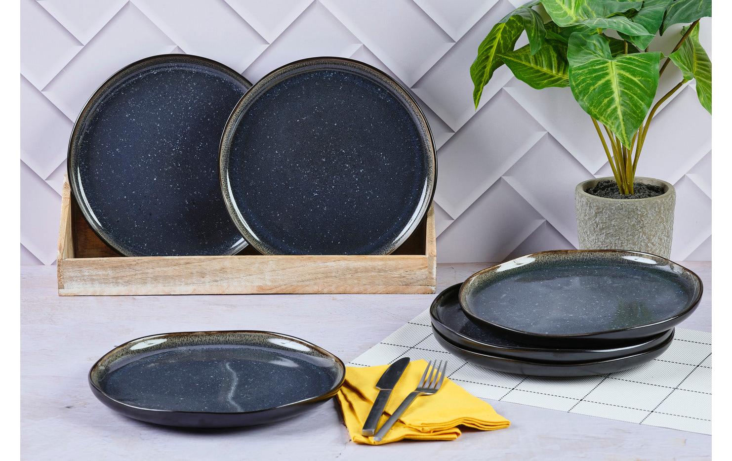 Björn Speiseteller Iris Nachtblau, Ø26 cm - 6-teilig