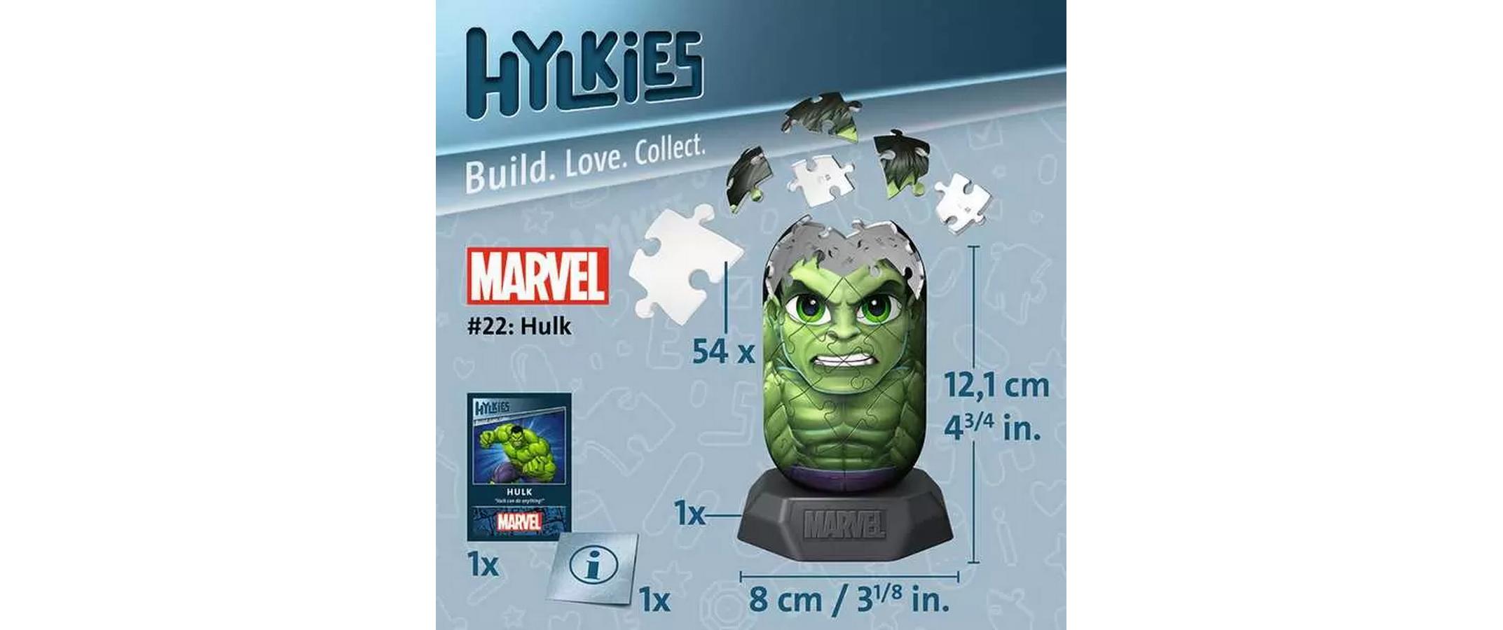 Ravensburger 3D Puzzle Hylkies – Marvel Hulk