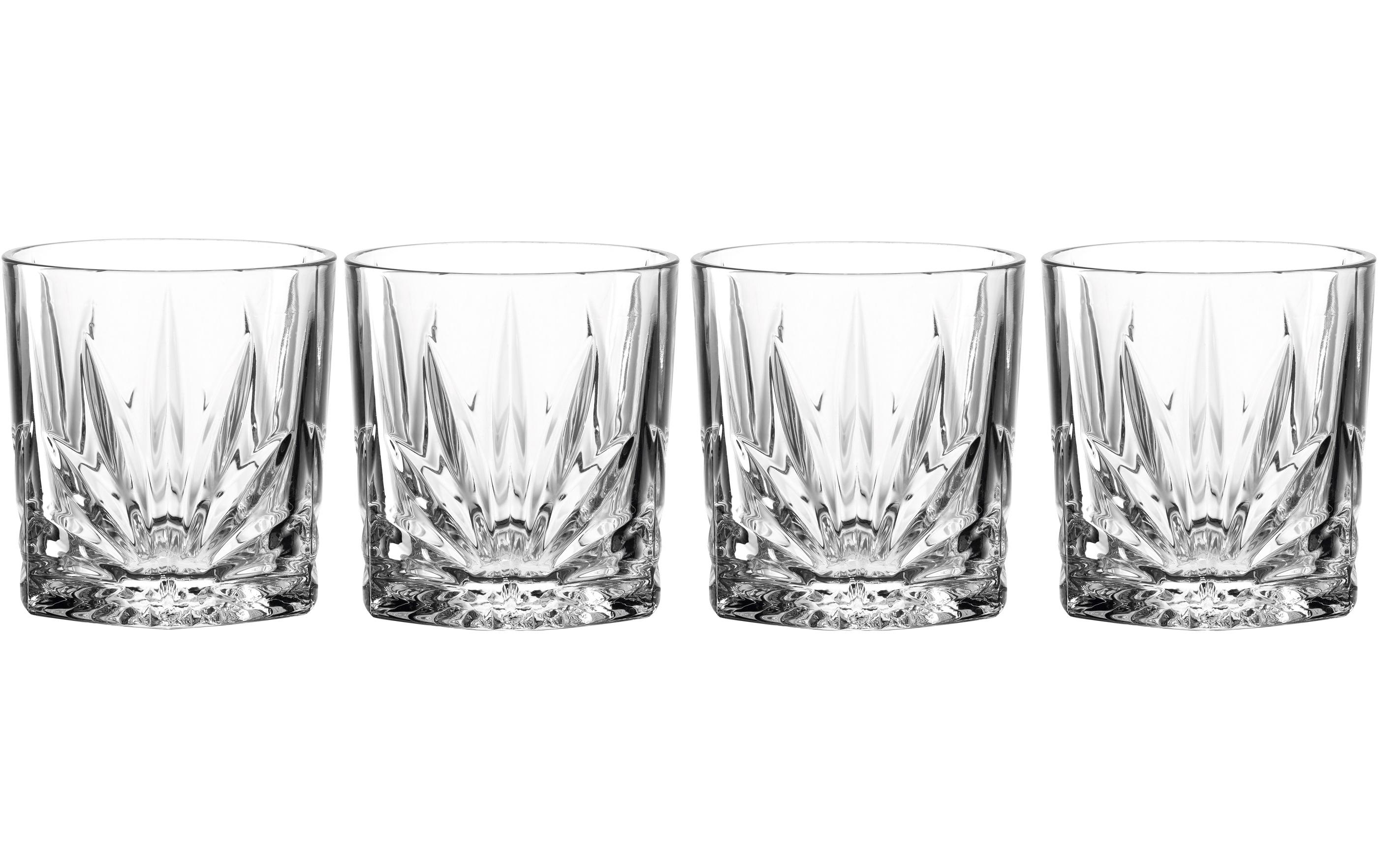 Leonardo Whiskyglas Capri 220 ml, 4 Stück, Transparent