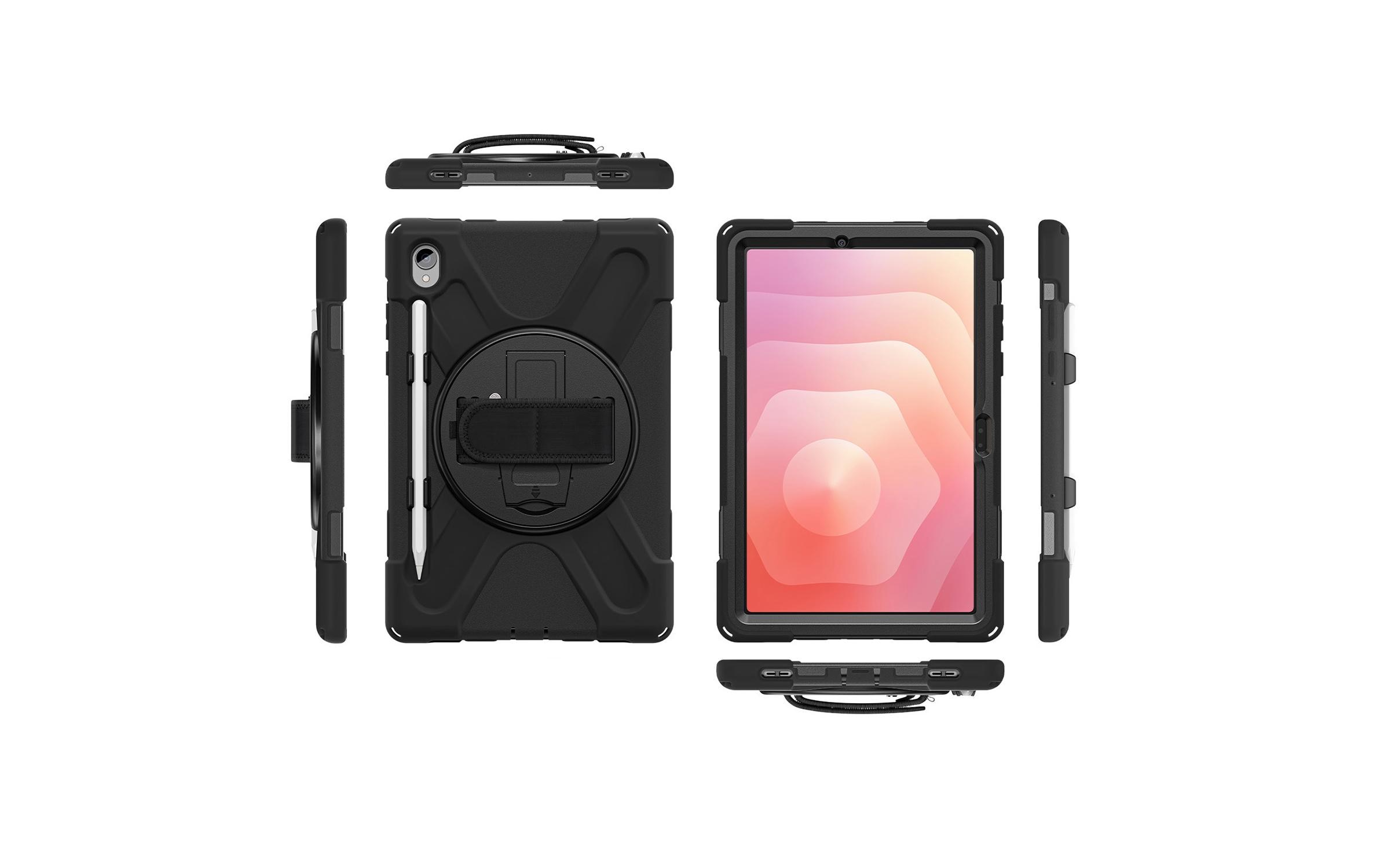4smarts Rugged Case Grip für Samsung Galaxy Tab S11 schwarz