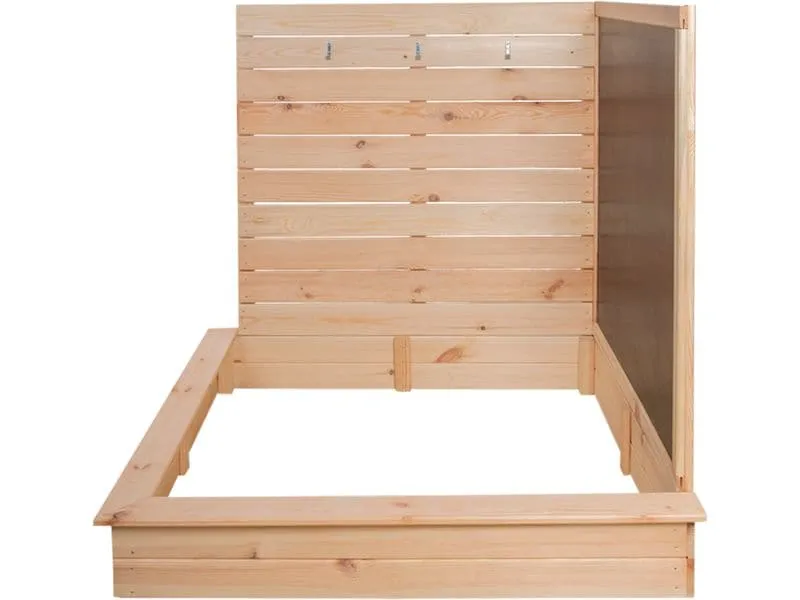 Esschert Design Eck-Sandkasten mit Tafel Holz 115.5 cm
