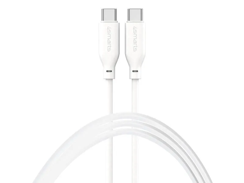 4smarts USB 2.0-Kabel Silikon High Flex USB C - USB C 1.5 m Weiss 4smarts USB 2.0-Kabel Silikon High Flex USB C - USB C 1.5 m Weiss