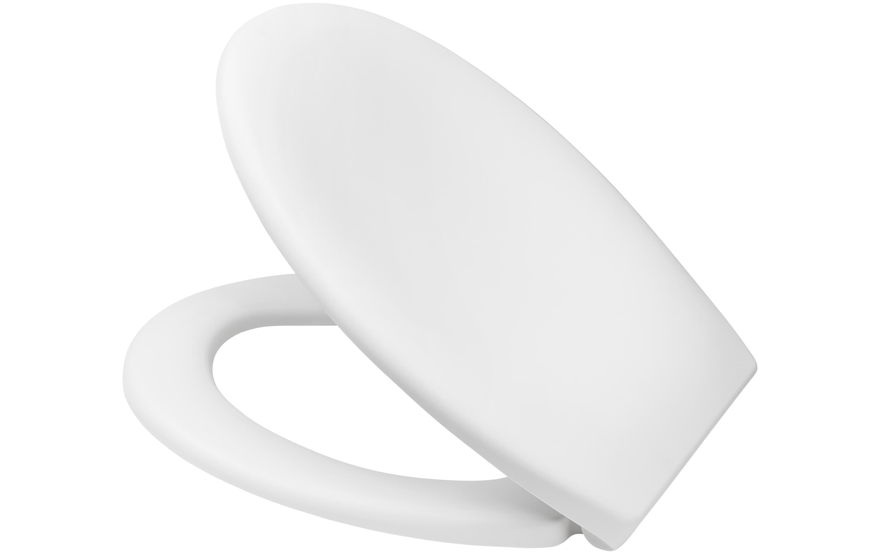 diaqua® Toilettensitz Race mit Absenkautomatik, Weiss matt