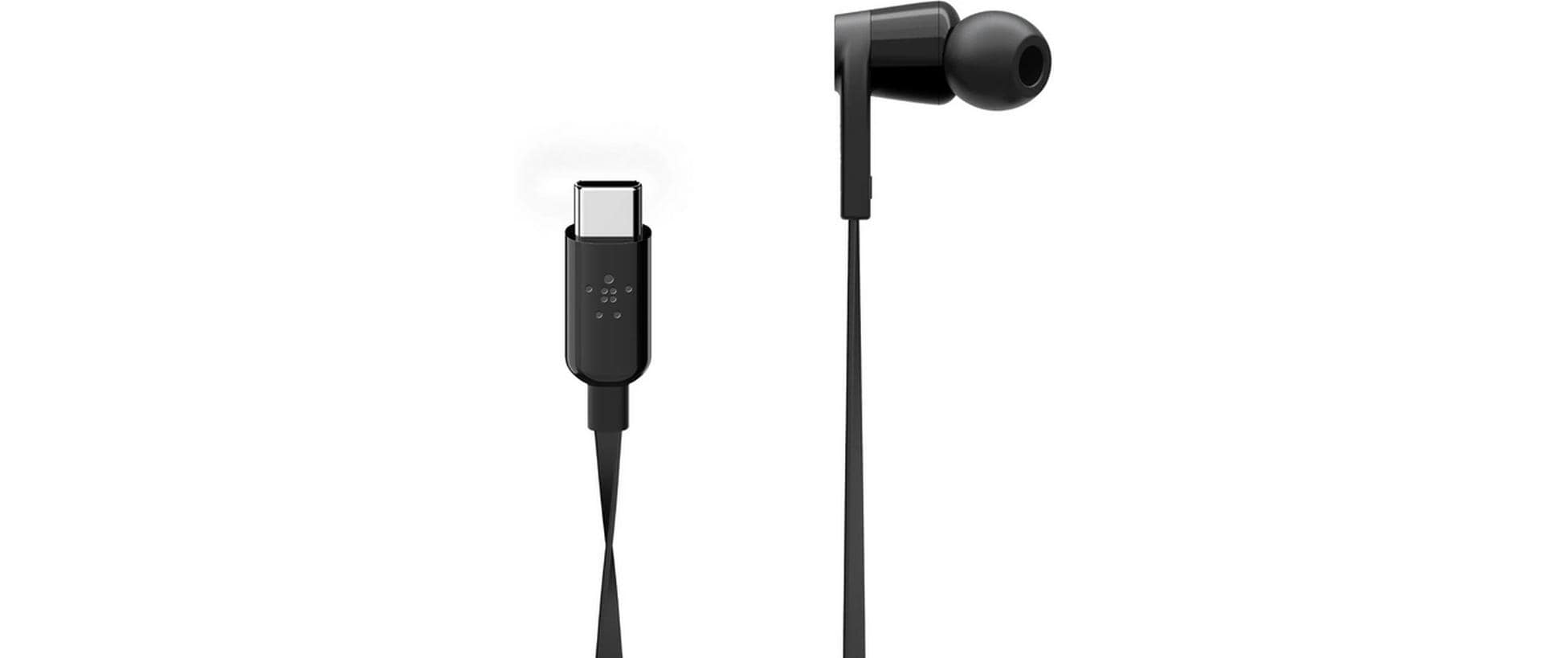 Belkin In-Ear-Kopfhörer Rockstar USB-C Anschluss Schwarz