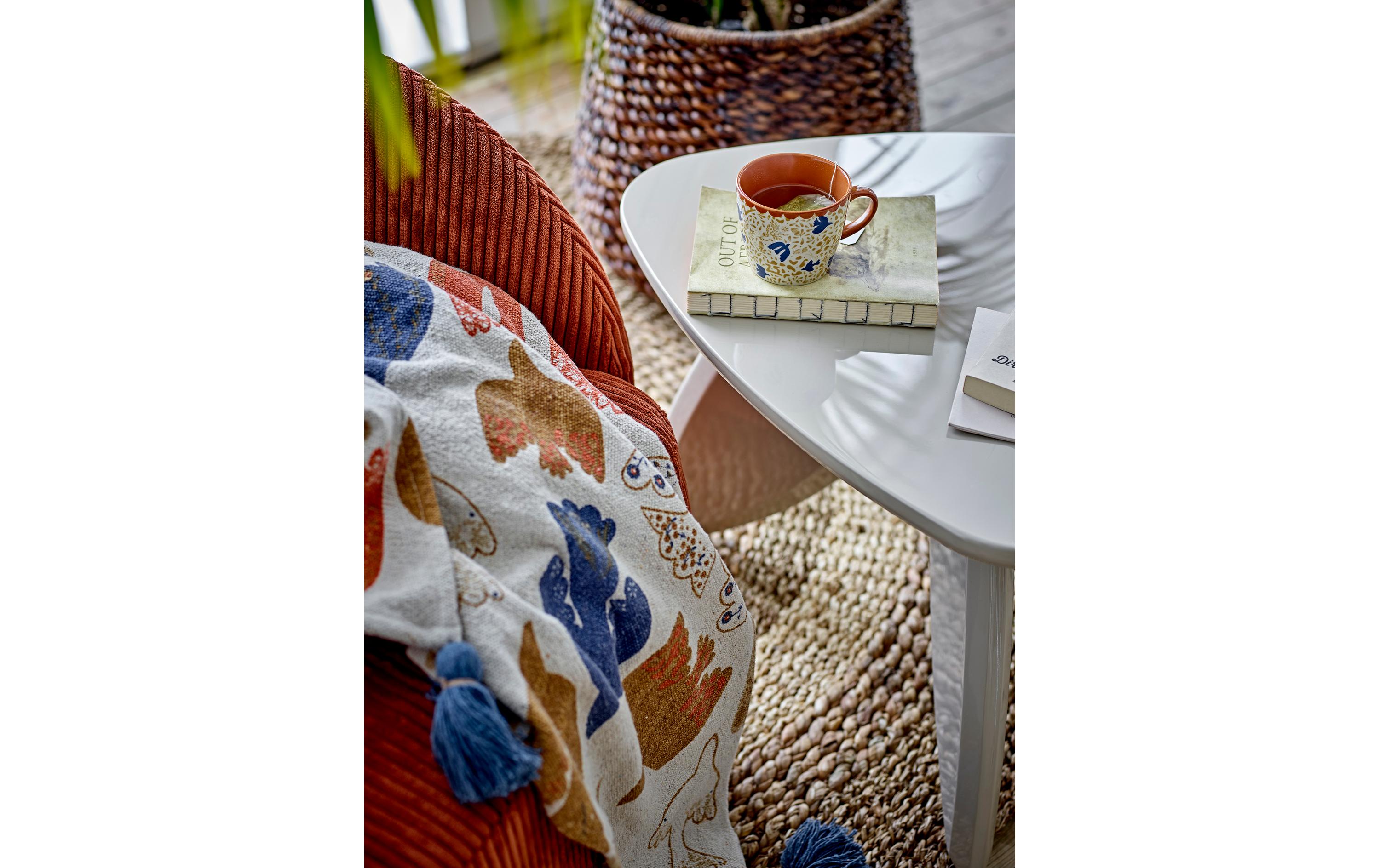 Bloomingville Decke Anniversary 160 x 130 cm, Mehrfarbig