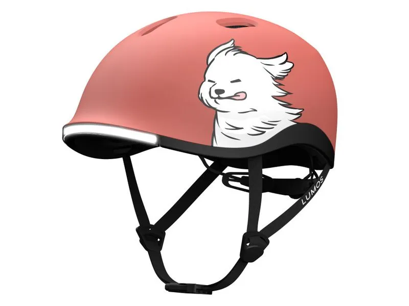 LUMOS Helm Nyxel Weiss/Rot, S LUMOS Helm Nyxel Weiss/Rot, S