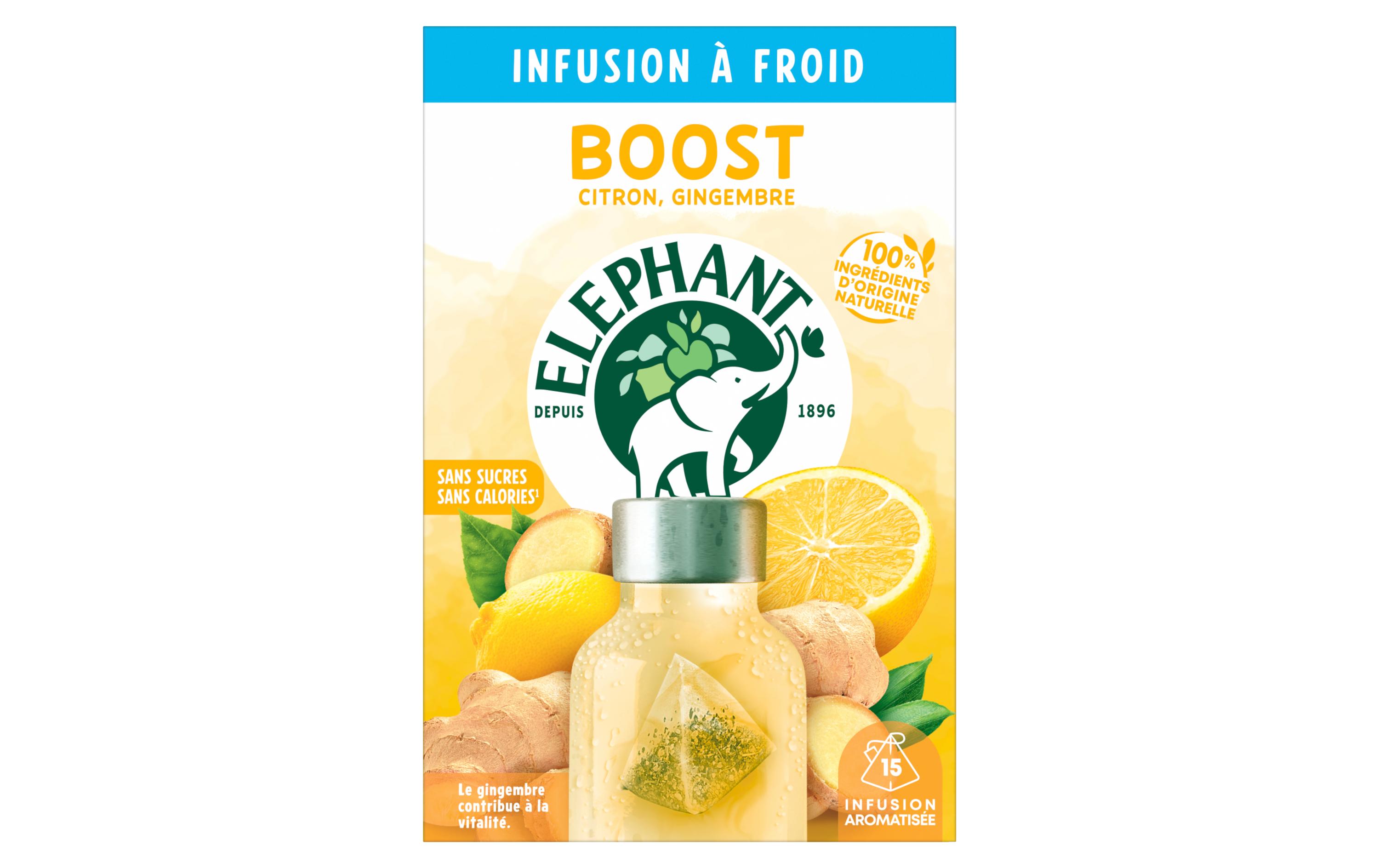 Eléphant Teebeutel Cold Infusion a Froid Boost 20 Stück