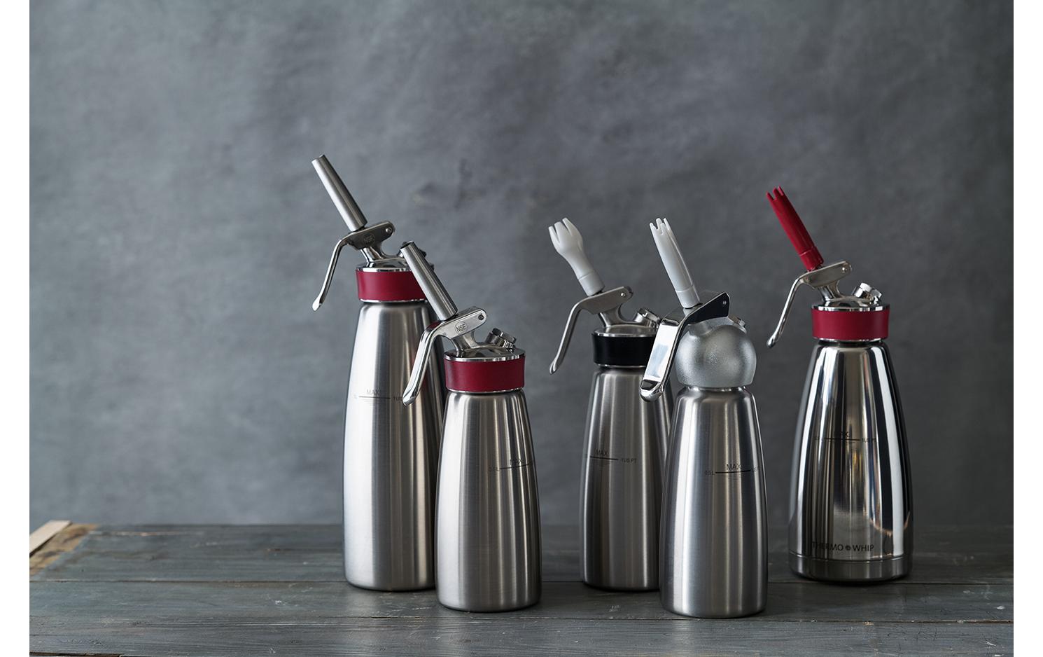 Kisag Rahmbläser Whipper Thermo 0.5 l, Silber