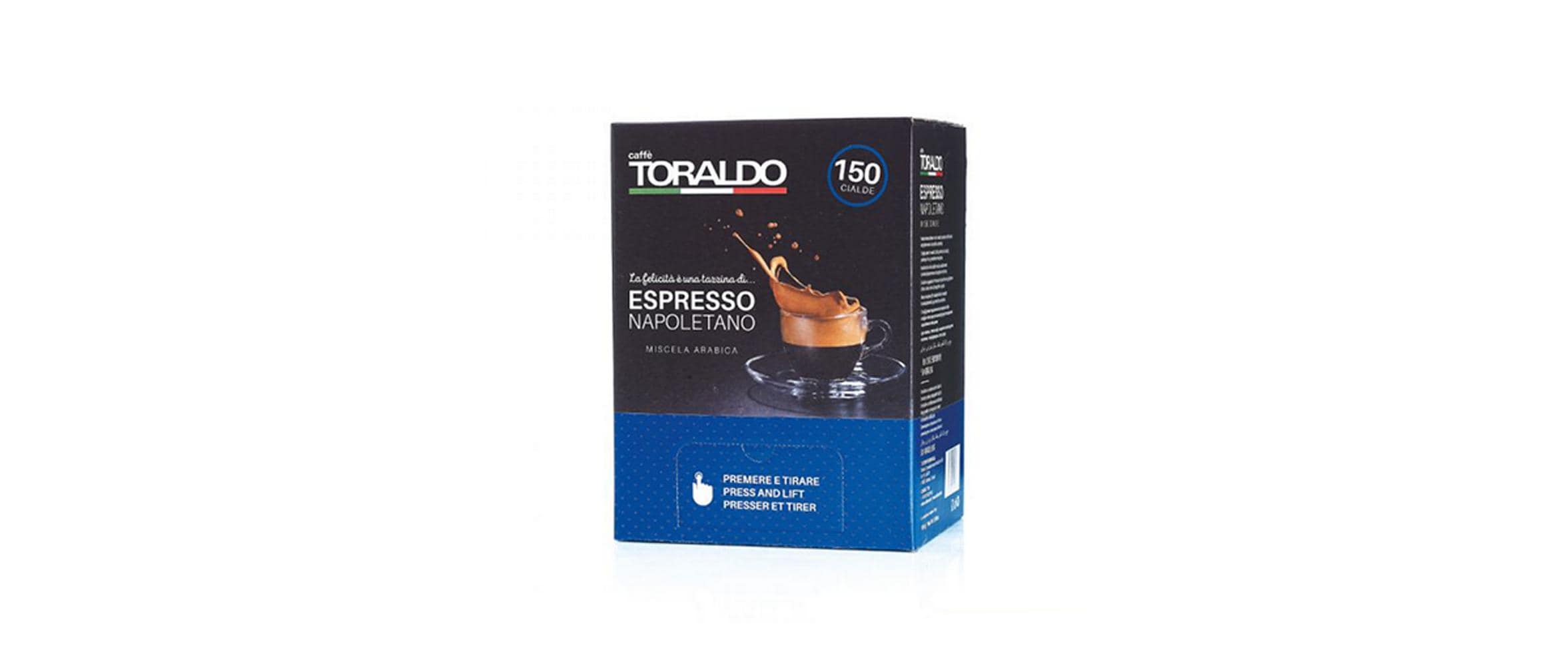 Caffè Toraldo Kaffeepads Miscela Arabica 150 Stück Caffè Toraldo Kaffeepads Miscela Arabica 150 Stück
