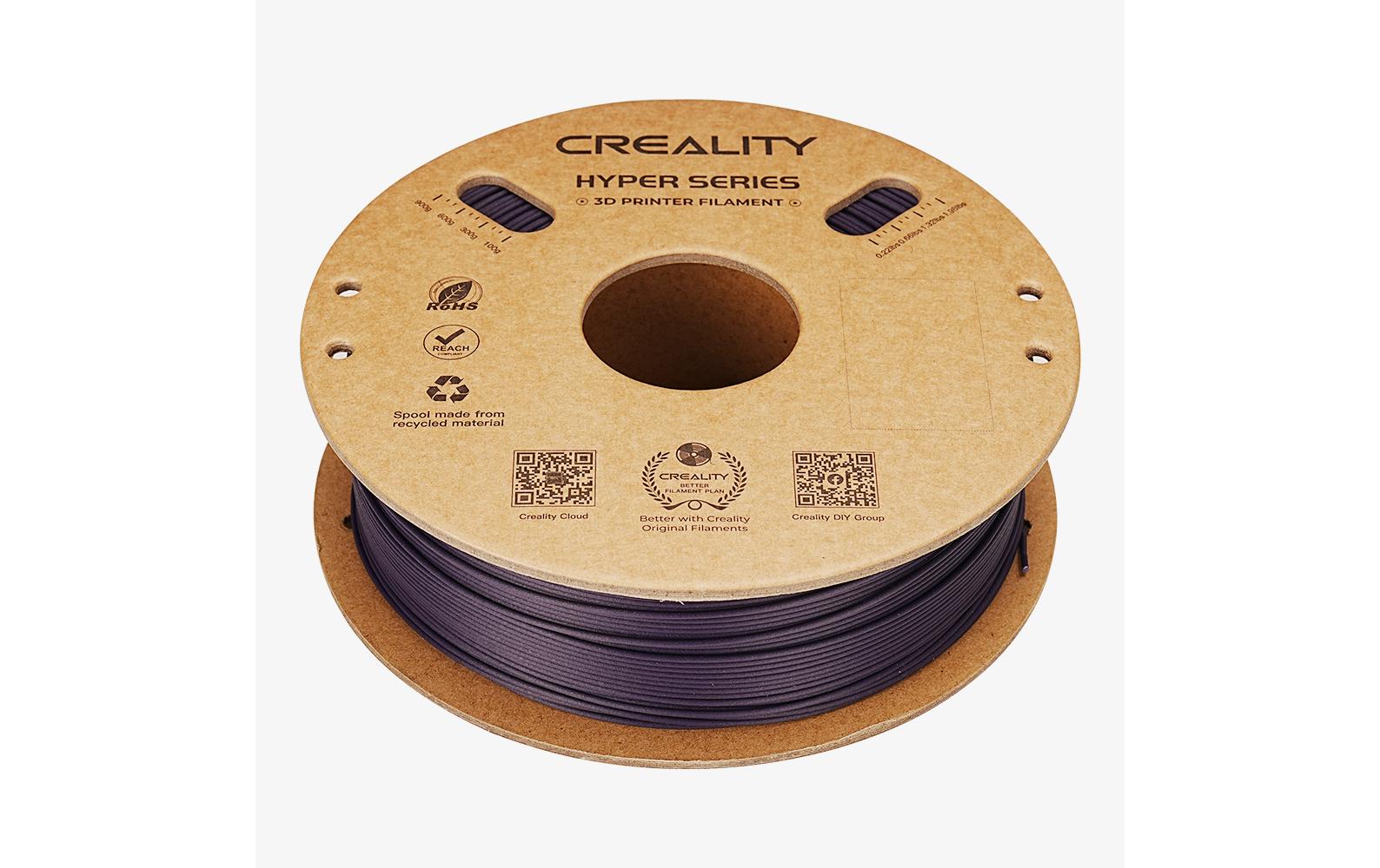 Creality Filament PLA Hyper Carbon Violett, 1.75 mm, 1 kg Creality Filament PLA Hyper Carbon Violett, 1.75 mm, 1 kg