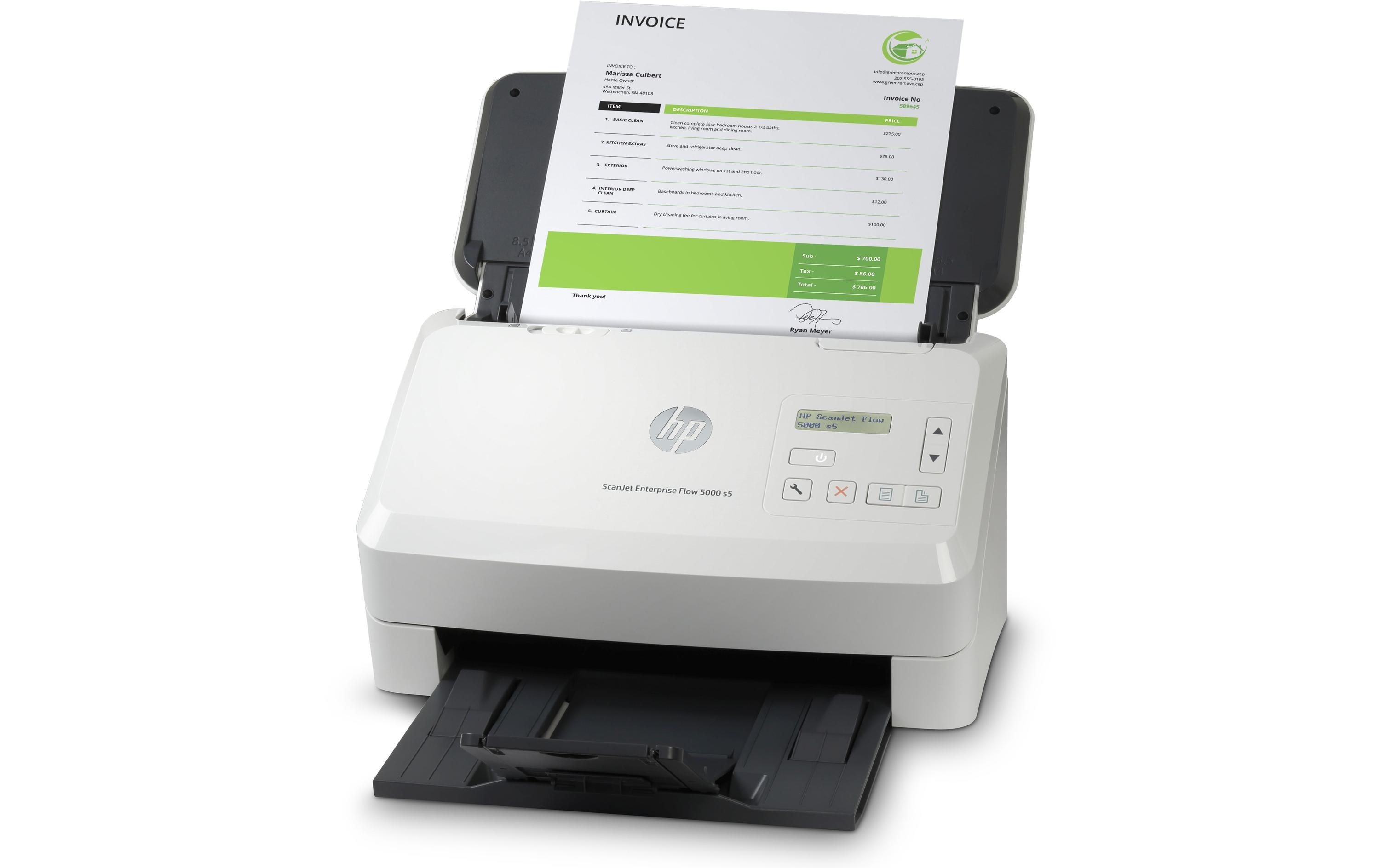 HP Dokumentenscanner ScanJet Enterprise Flow 5000 s5 HP Dokumentenscanner ScanJet Enterprise Flow 5000 s5