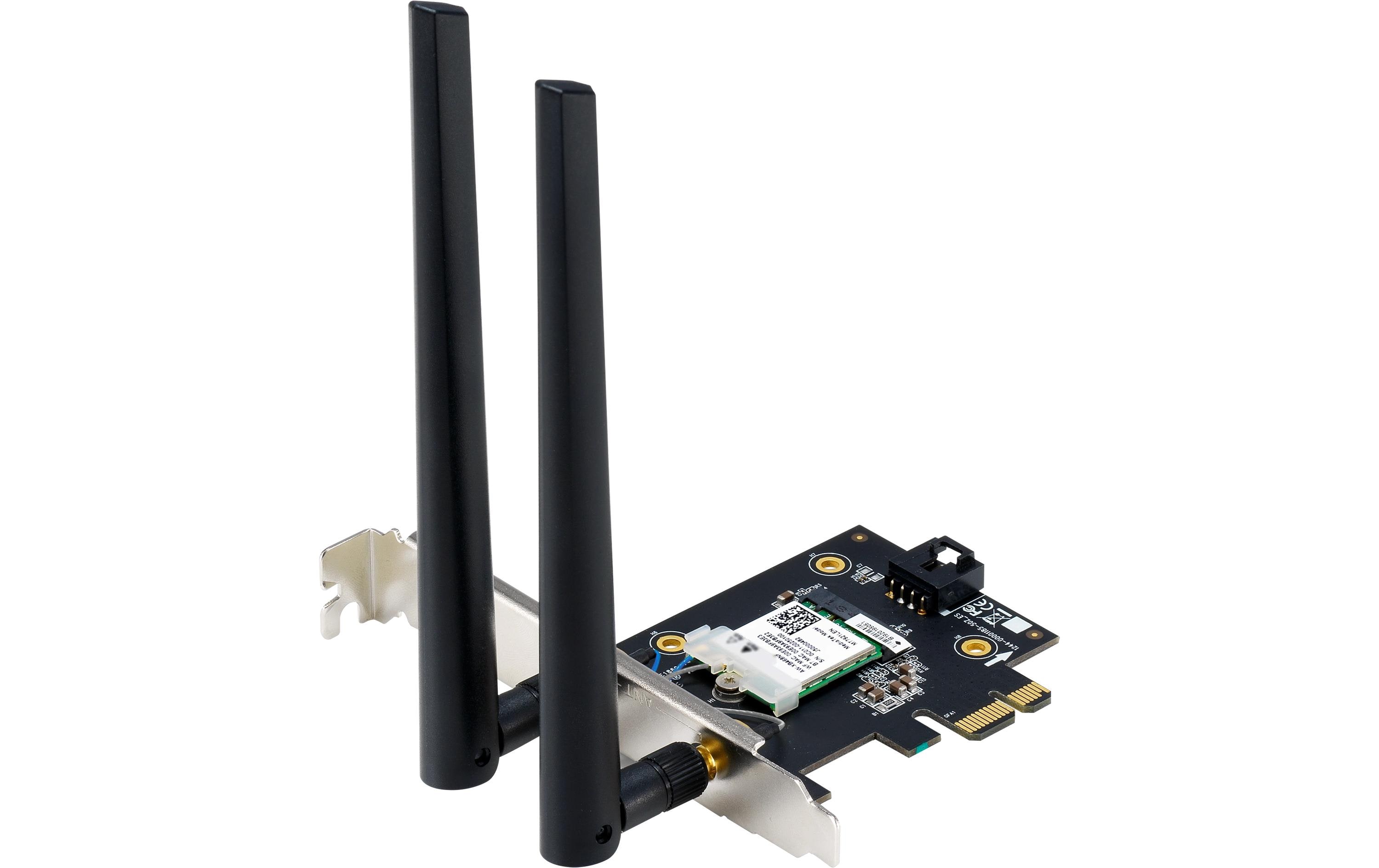 ASUS WLAN-AX PCIe Adapter PCE-BE6500 ASUS WLAN-AX PCIe Adapter PCE-BE6500