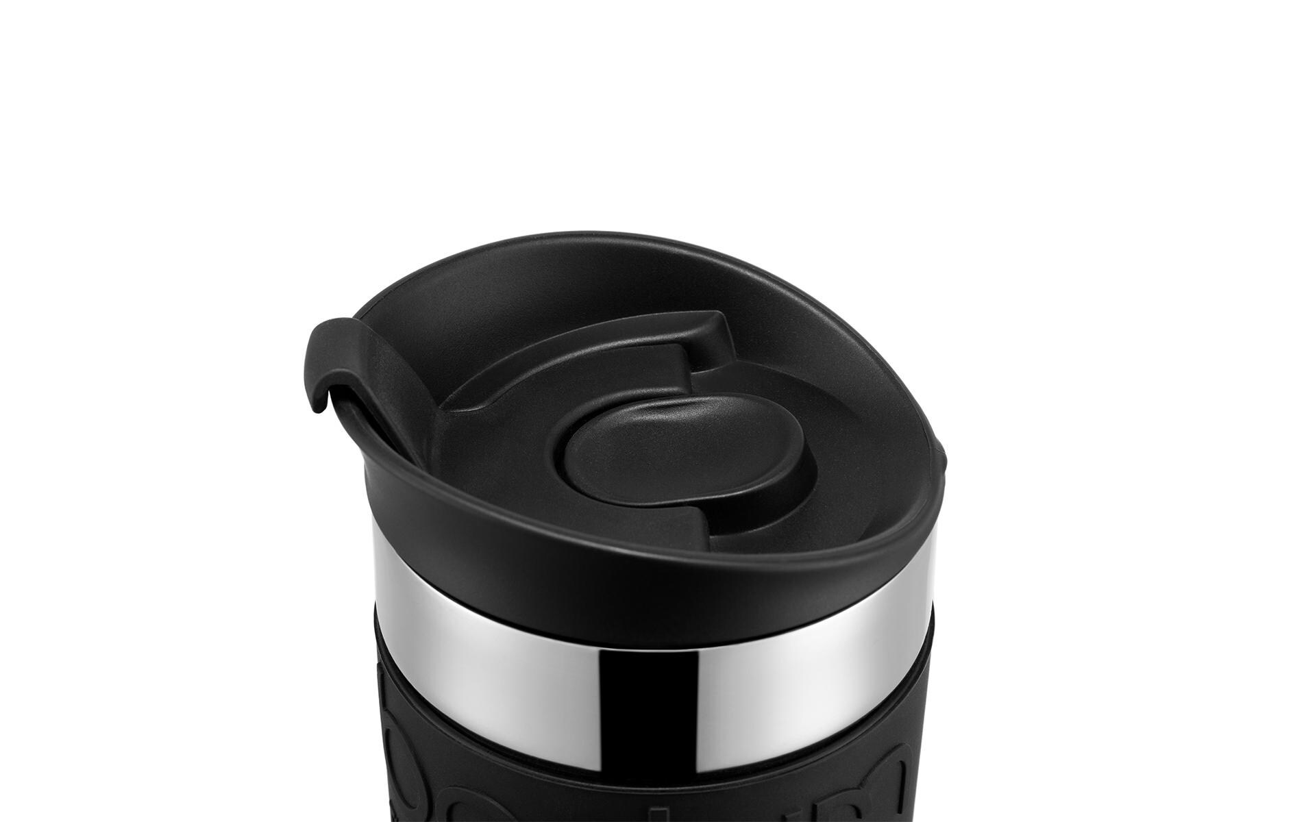 Bodum Travel Mug Doppelwandig Schwarz, 0.35 l
