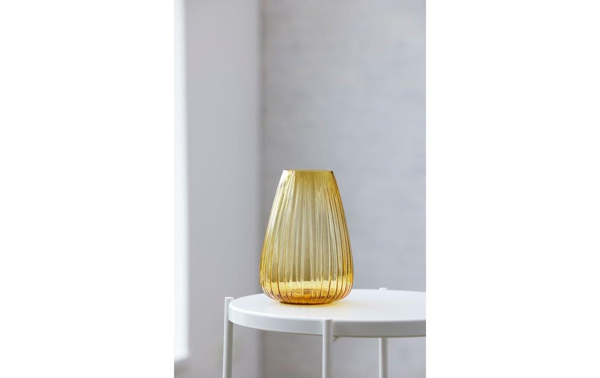 Bitz Vase Kusintha 22 cm, Amber