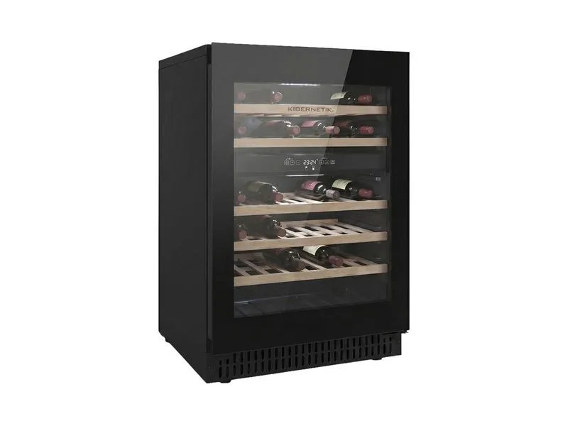 Kibernetik Einbauweinkühlschrank WKH46EB Einbau, 2 Zonen, 46 Flaschen