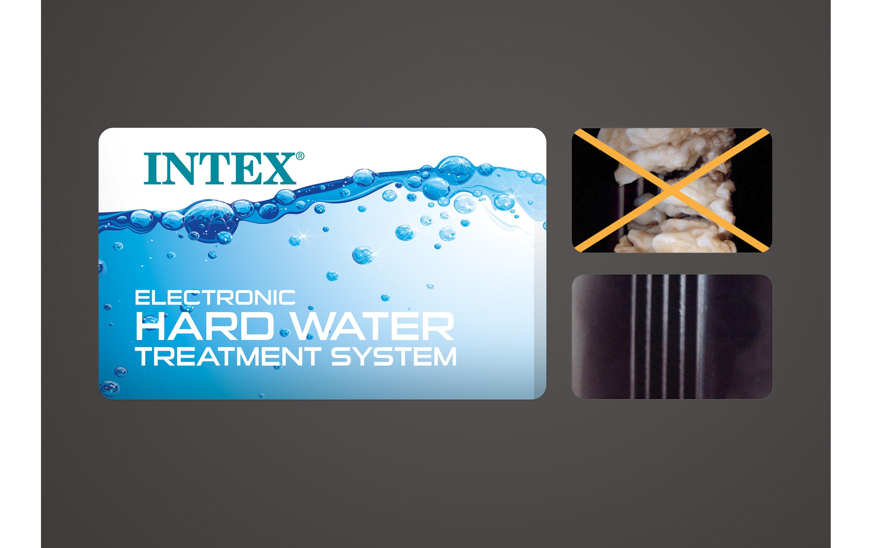 Intex 6-Personen Olive Grün Round Bubble Spa Set Ø 216