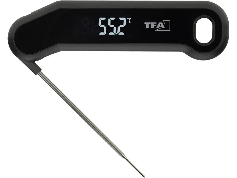 TFA Dostmann Küchenthermometer Digital, Profi, Einstech, IP66, Schwarz TFA Dostmann Küchenthermometer Digital, Profi, Einstech, IP66, Schwarz