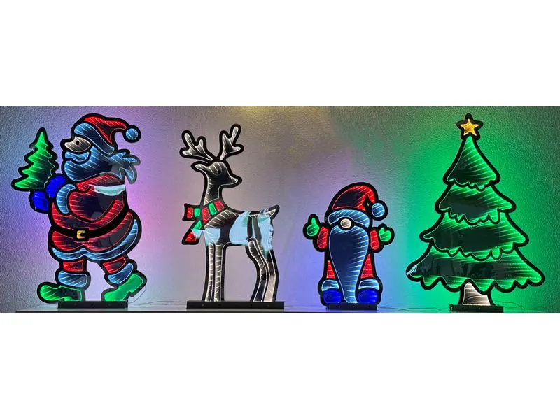 Dameco LED-Figur Infinity Tannenbaum, 237 LEDs, 60 cm, Grün Dameco LED-Figur Infinity Tannenbaum, 237 LEDs, 60 cm, Grün