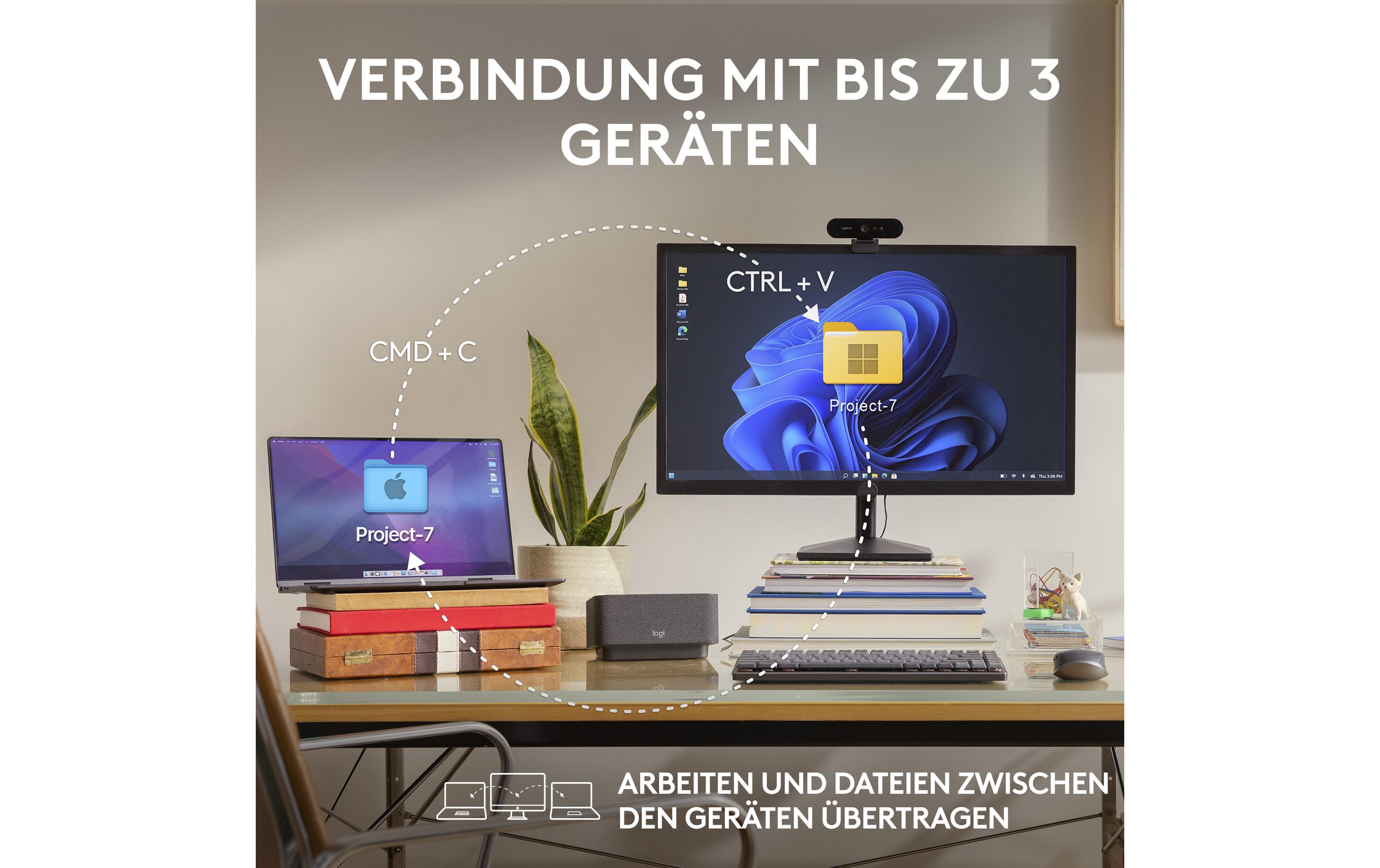 Logitech Mobile Maus MX Anywhere 3s Graphite