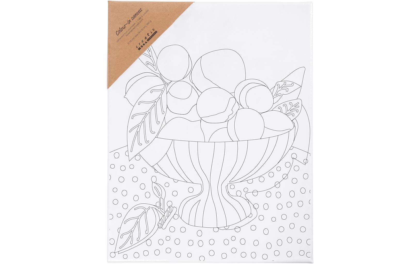 Creativ Company Keilrahmen Obstschale 24 x 30 cm