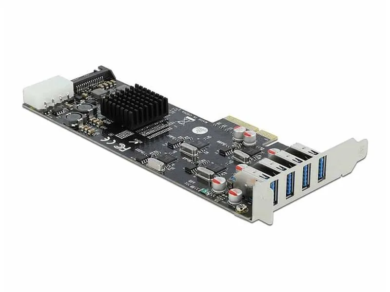 Delock PCI-Express-Karte 89008 USB 3.0 - 4x extern + 3x intern Delock PCI-Express-Karte 89008 USB 3.0 - 4x extern + 3x intern