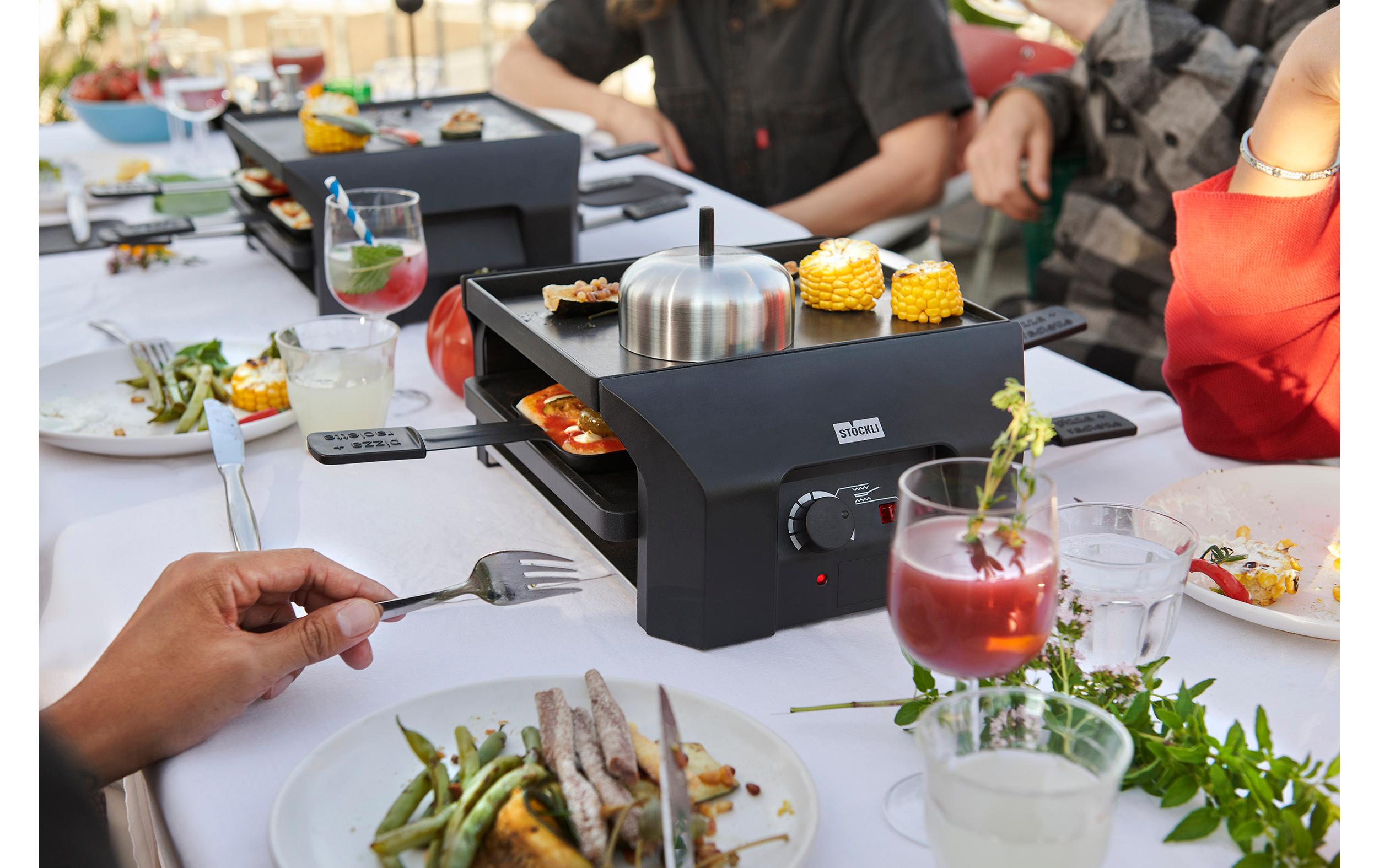 Stöckli Pizza-Grill FourFour Set, 8 Personen