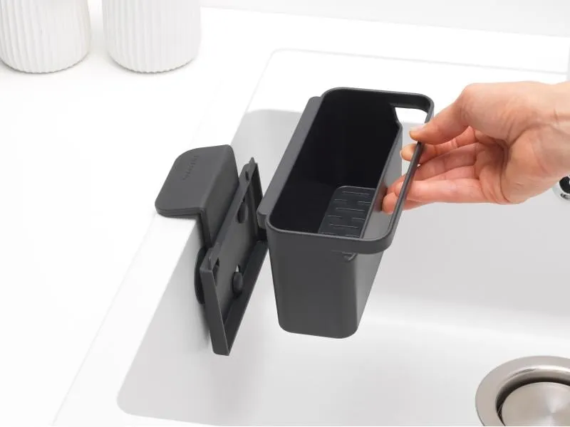 Brabantia Spültrog-Organizer Dunkelgrau