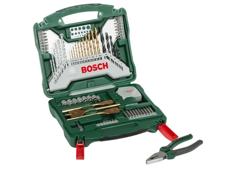 Bosch X-Line Zubehörkoffer Zangen-Set 70-tlg. Bosch X-Line Zubehörkoffer Zangen-Set 70-tlg.
