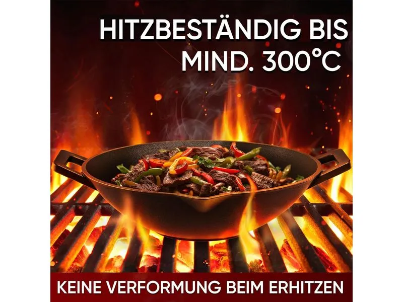 Gusskoenig Eingebrannte Wokpfanne 36 cm