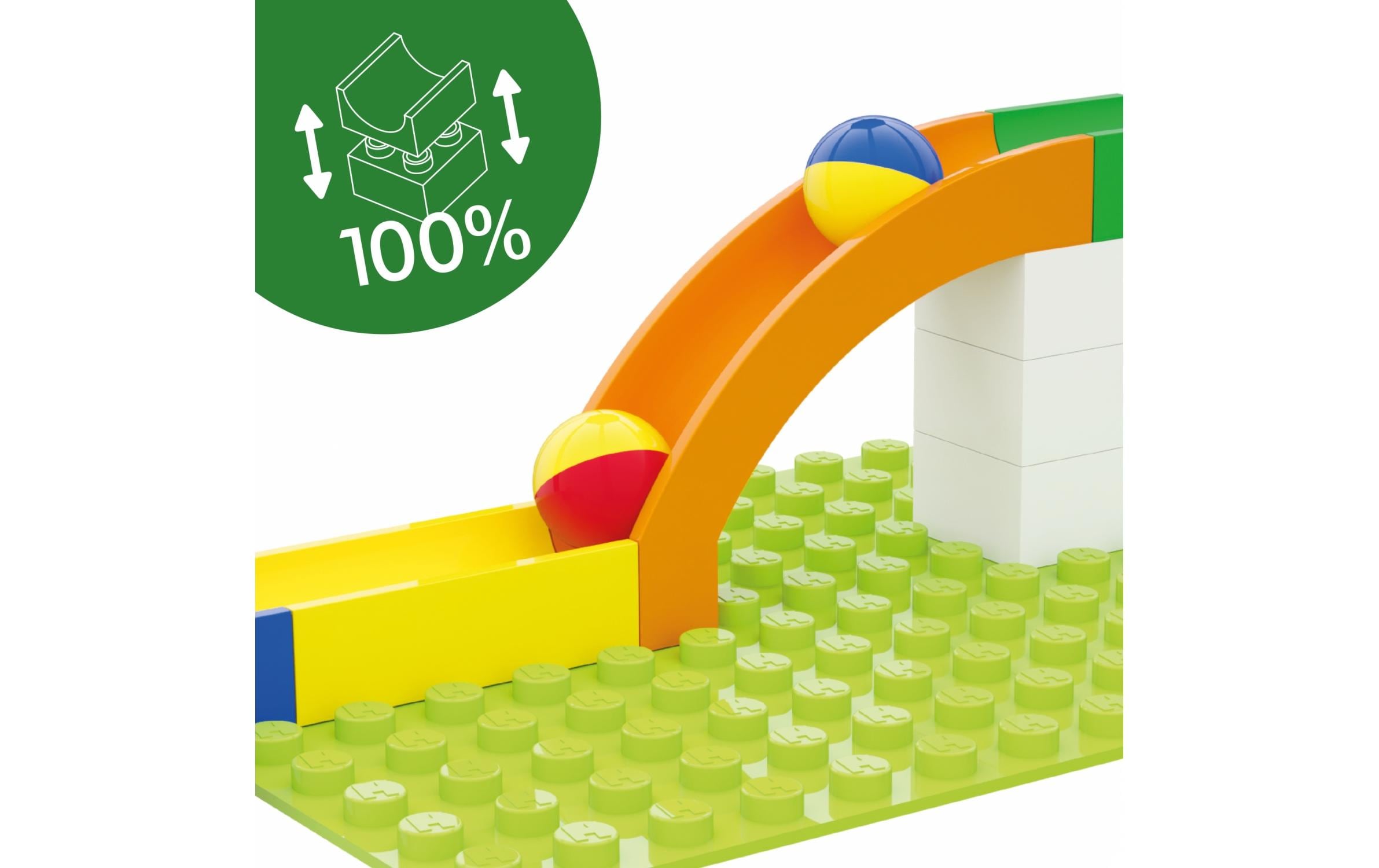 Hubelino Kugelbahn Rutsche Erweiterung 12 Teile