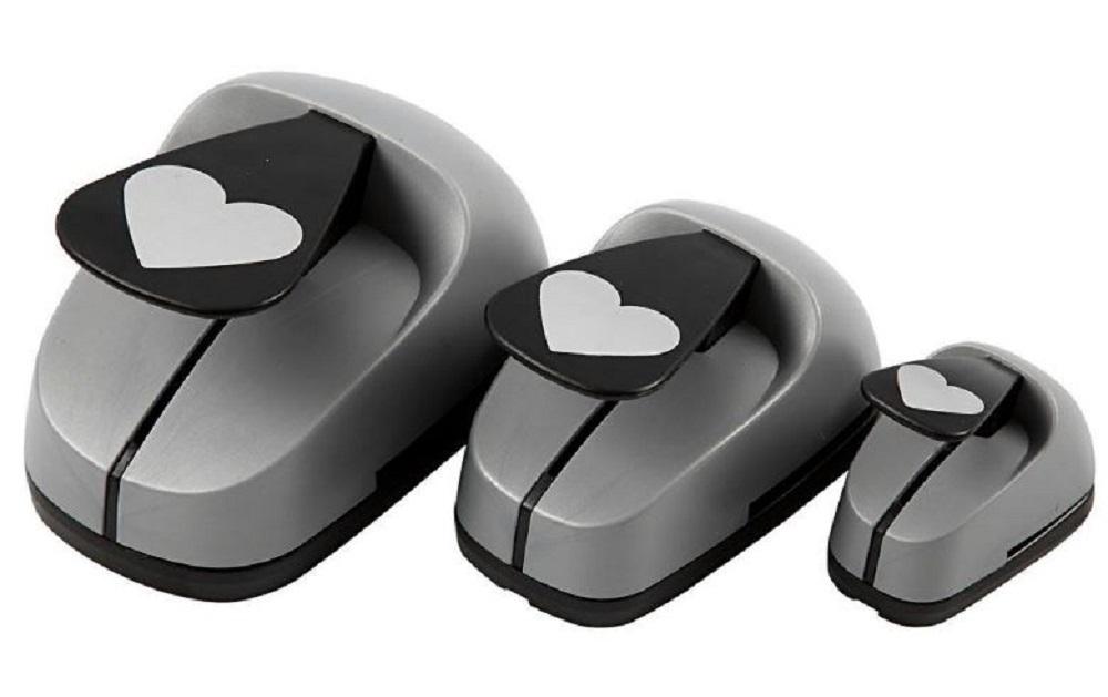 Creativ Company Motivstanzer Herzen 3 Stück