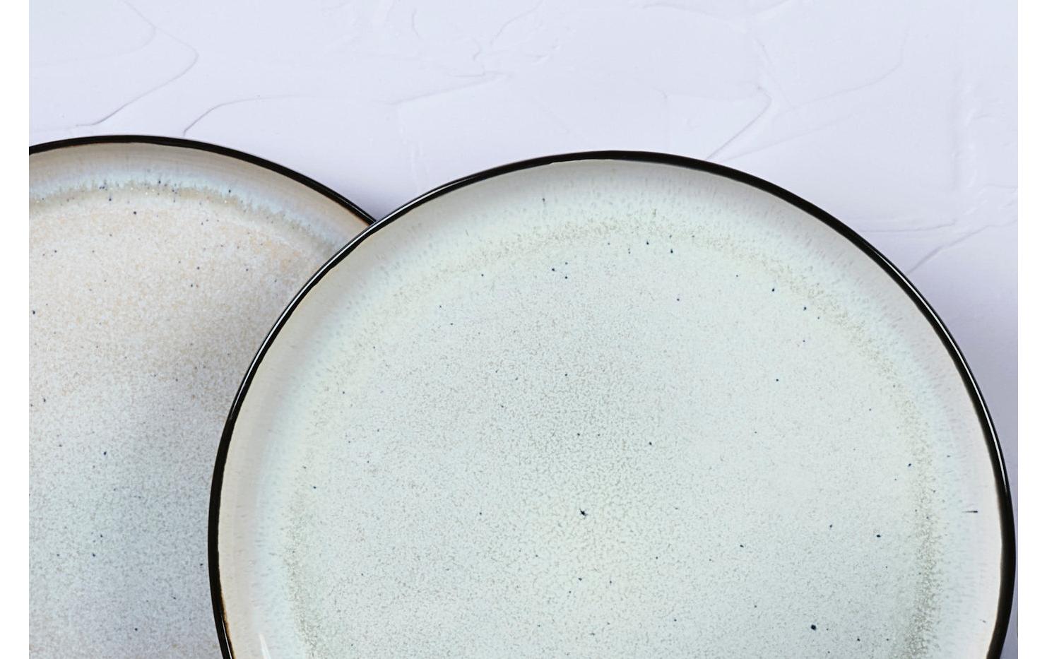 Björn Speiseteller Iris Elfenbeinweiss, Ø26 cm - 6-teilig