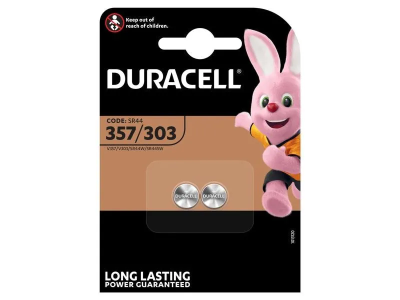 Duracell Knopfzelle 357/303 2 Stück