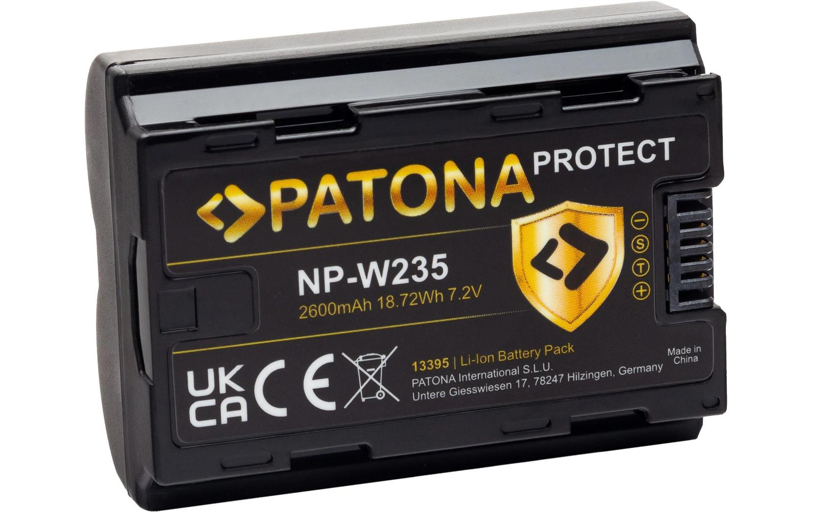 Patona PROTECT Akku für Fuji FinePix NP-W235 XT-4 XT4