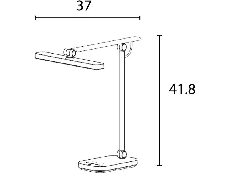 UNiLUX Schreibtischleuchte Pureline 1357 lm, Weiss UNiLUX Schreibtischleuchte Pureline 1357 lm, Weiss