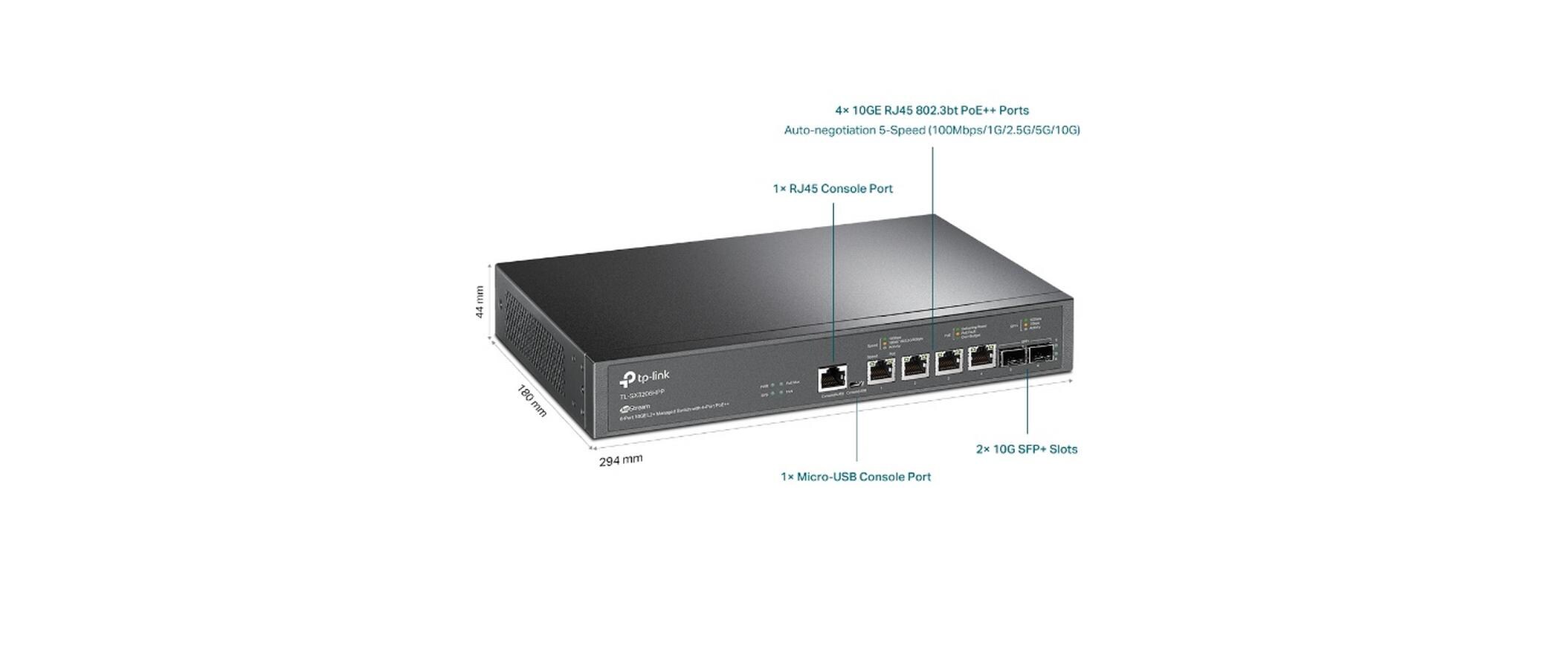 TP-Link PoE++ Switch TL-SX3206HPP 6 Port