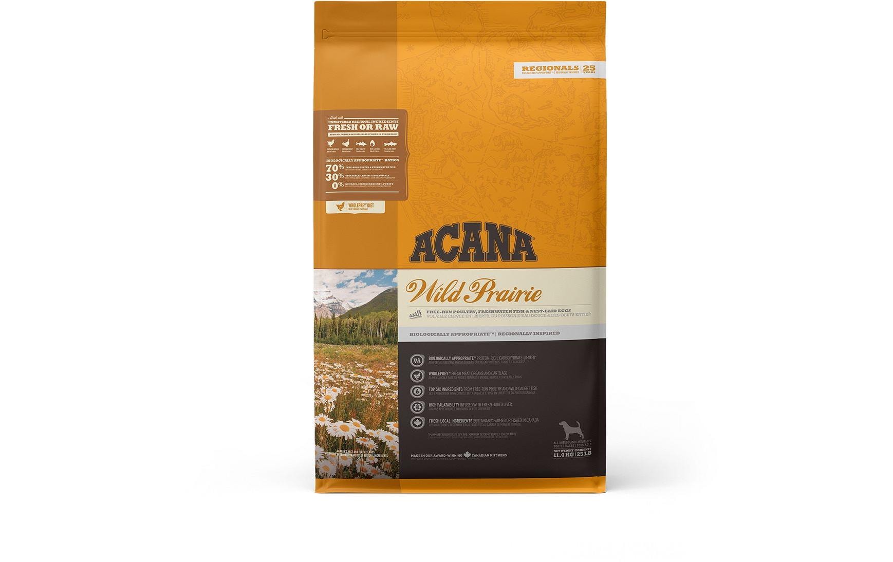 Acana Trockenfutter Regionals Wild Prairie Recipe, 11.4 kg Acana Trockenfutter Regionals Wild Prairie Recipe, 11.4 kg