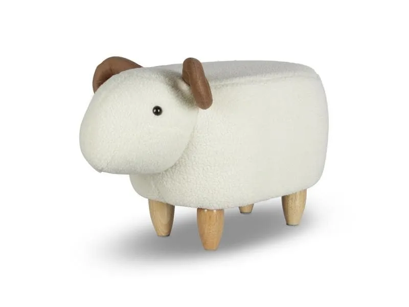 zoosy Kinderhocker Schaf Berta Weiss zoosy Kinderhocker Schaf Berta Weiss